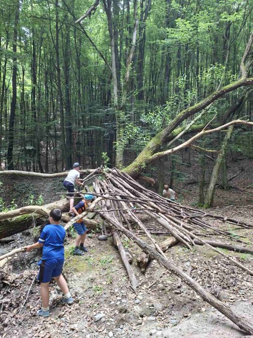 Csapatépítés az erdőfürdőn