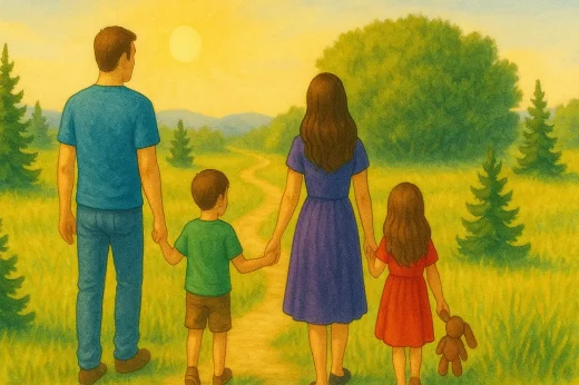 Családi erdőfürdő